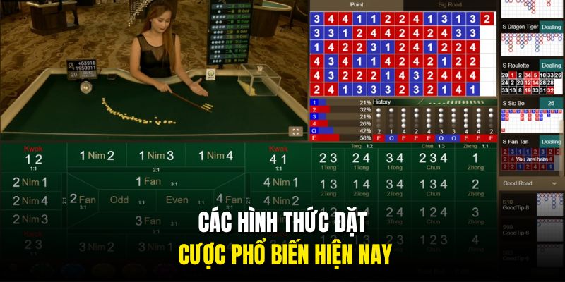 Các hình thức đặt cược phổ biến hiện nay