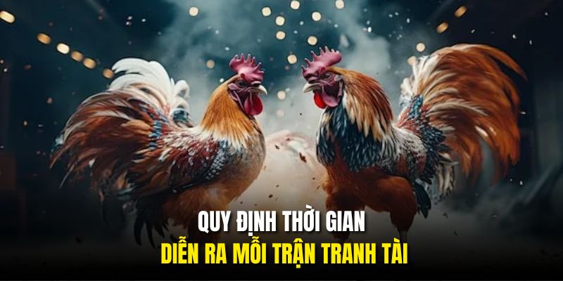 Quy định thời gian diễn ra mỗi trận tranh tài